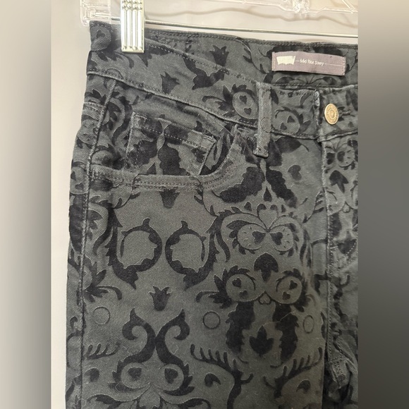 Levi's Women Black Mid Rise Skinny Pants Size 27 - Picture 3 of 10